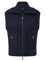 Strickweste Monari blau günstig online kaufen