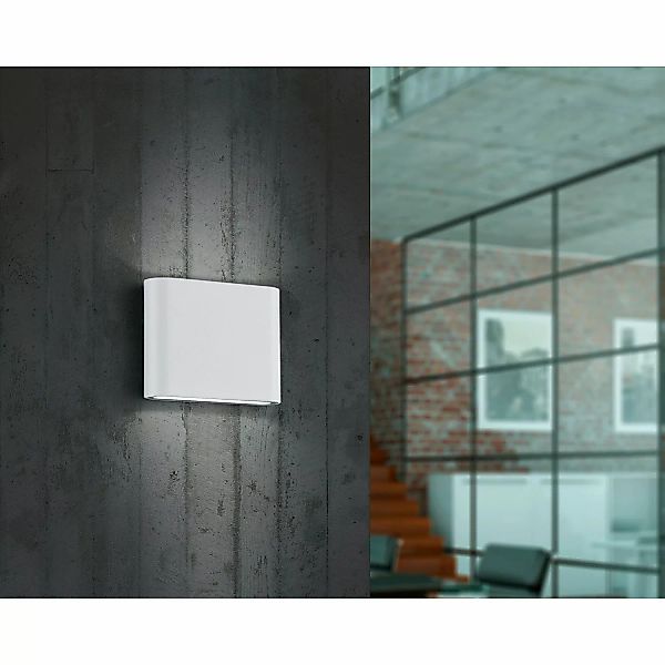 Trio LED-Wandleuchte Thames II Weiß günstig online kaufen