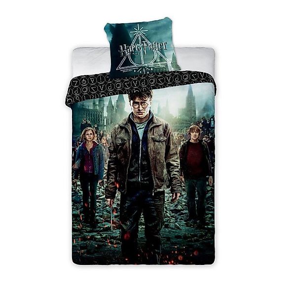 texpot Bettwäsche Harry Potter Bettwäsche Garnitur, Baumwolle, 2 teilig günstig online kaufen