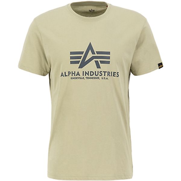 Alpha Industries  T-Shirt Basic T-Shirt - light olive günstig online kaufen