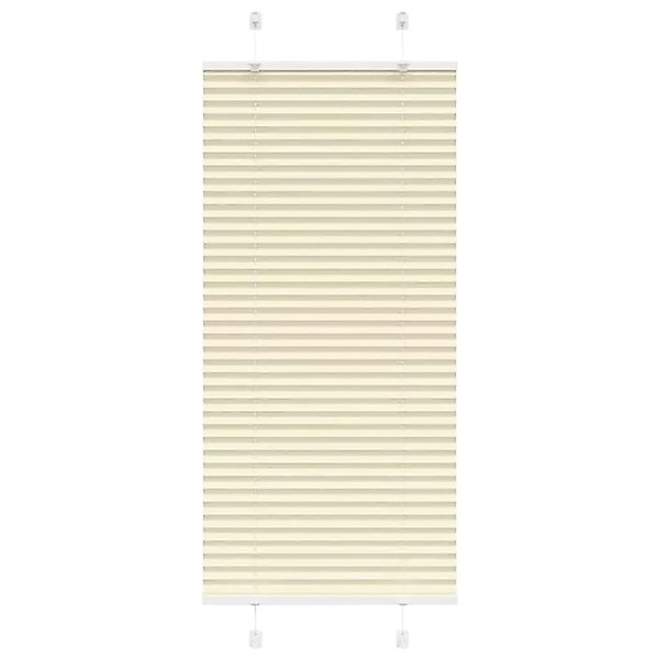 vidaXL Plissee Creme 60x150 cm Stoffbreite 59,4 cm Polyester 4015288 günstig online kaufen