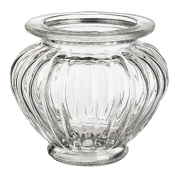 Vase Glas ca. D8xH8cm, klar günstig online kaufen