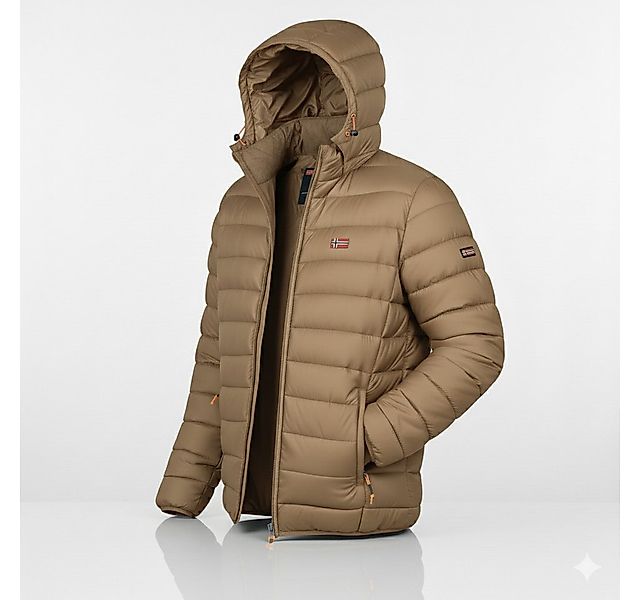 Geographical Norway Steppjacke Hochwertige Outdoorjacke AMIGOLOR mit Kapuze günstig online kaufen