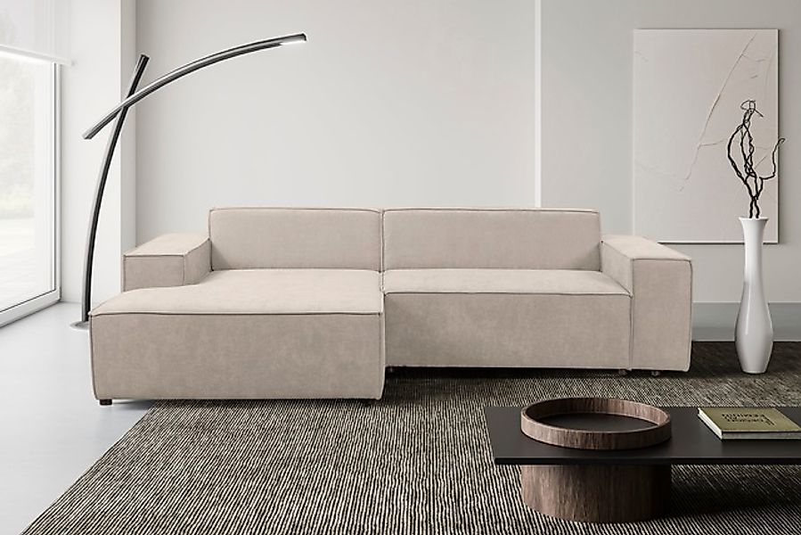 WERK2 Ecksofa »Trento, elegant & zeitlos, Breite 268cm, pflegeleichte Bezüg günstig online kaufen