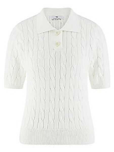 Polo-Pullover Peter Hahn weiss günstig online kaufen