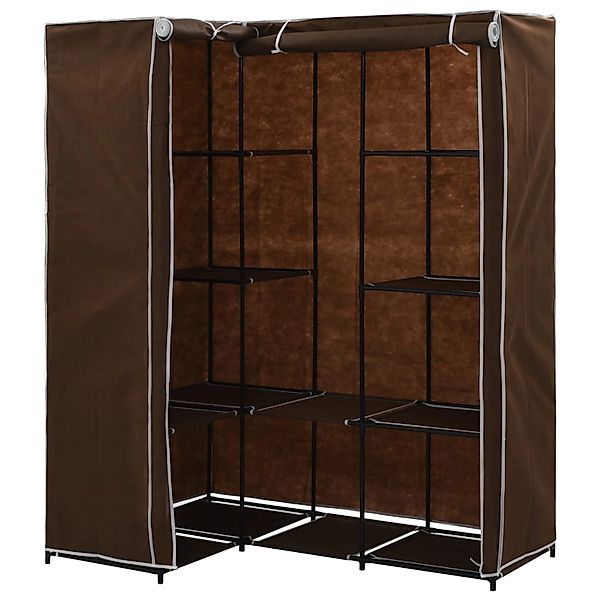 Eckkleiderschrank Braun 130 X 87 X 169 Cm günstig online kaufen