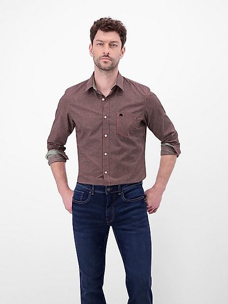 LERROS Langarmhemd mit Minimal-Print günstig online kaufen