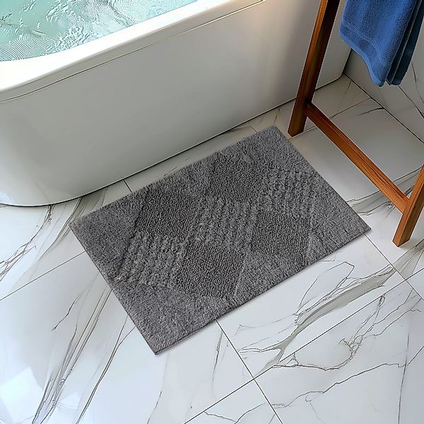 JEMIDI Badematte Badvorleger aus 100% Baumwolle günstig online kaufen