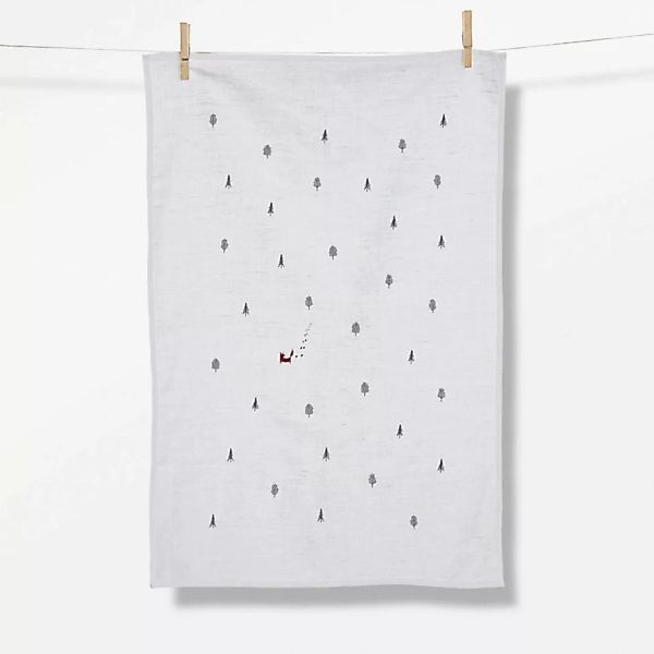 Nature Fox Footprints (Tea Towel)- Geschirrtuch günstig online kaufen