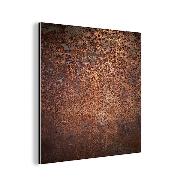 MuchoWow Metallbild Stahl - Rost - günstig online kaufen