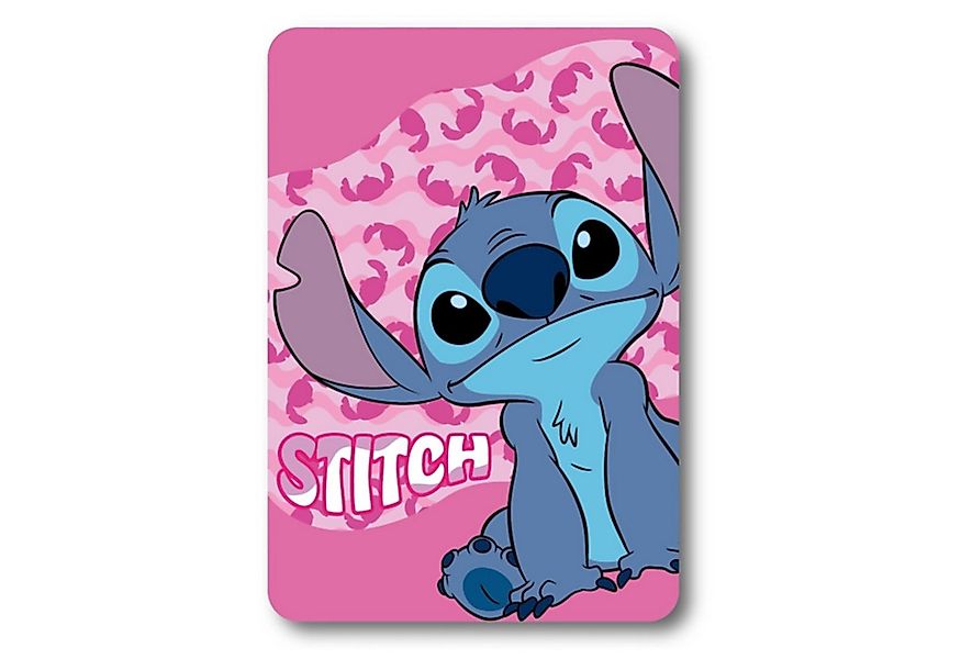 Wohndecke Disney Stitch Fleecedecke Kuscheldecke 100x140 Kinder Decke weich günstig online kaufen