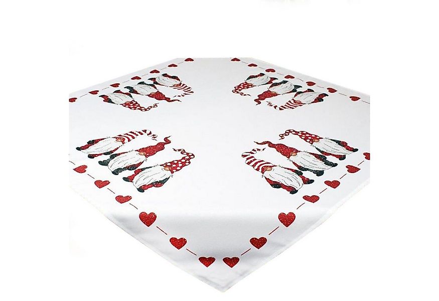 Delindo Lifestyle Tischdecke Wichtel, Tischläufer, Kissenbezug zu Weichnach günstig online kaufen