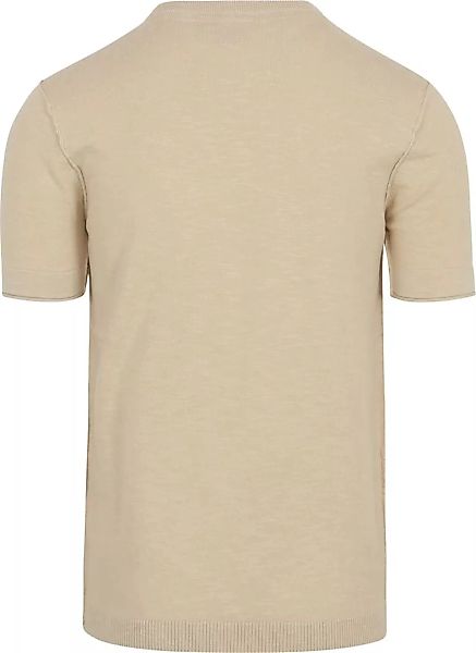 No Excess Knitted T-Shirt Ecru - Größe XL günstig online kaufen