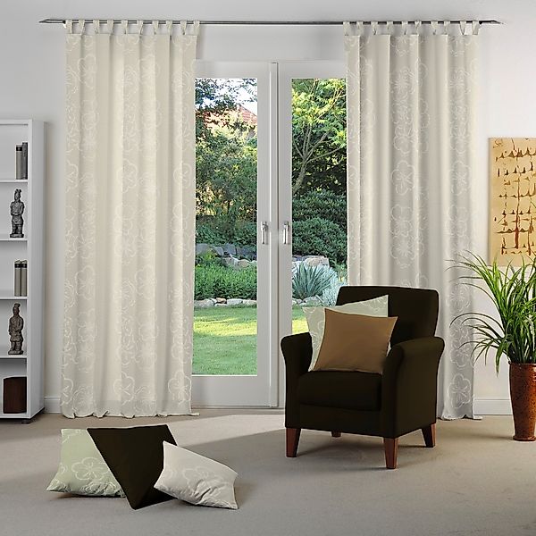 Wirth Vorhang "Dangard" Schlaufen 1 Stk. tlg. günstig online kaufen