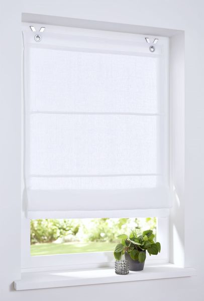 Kutti Raffrollo "Metis" mit Hakenaufhängung ohne Bohren einfarbig, blickdic günstig online kaufen