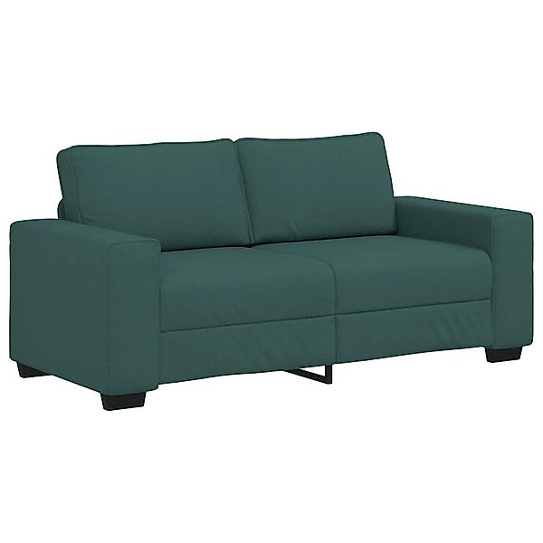 vidaXL Sofa 2-Sitzer-Sofa Dunkelgrün 140 cm günstig online kaufen