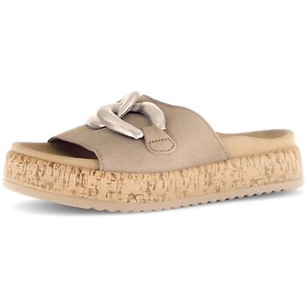 Gabor Pantolette, Plateau, Sommerschuh, Schlupfschuh mit bezogener Zierkett günstig online kaufen