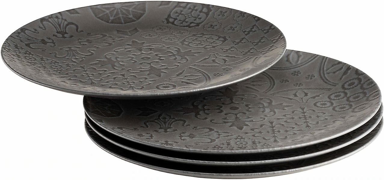 MÄSER Platzteller "Platzteller-Set Tiles, Steinzeug" günstig online kaufen