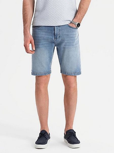 OMBRE Chinoshorts Klassisch geschnittene Denim-Shorts für Herren günstig online kaufen