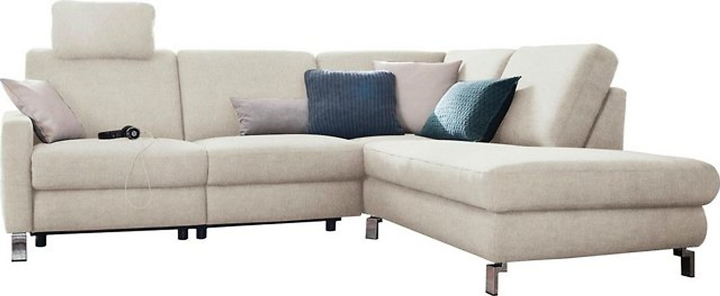 3C Candy Ecksofa Mainau modern und elegant, mit gutem Sitzkomfort, L-Form, günstig online kaufen