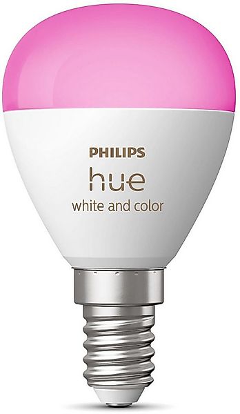 Philips Hue LED-Leuchtmittel White and Color Ambiance Luster 470lm, E14, 1 günstig online kaufen