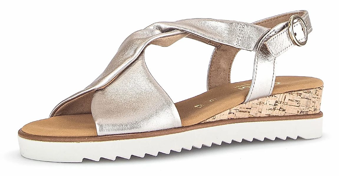Gabor Sandalette "GENUA", Keilabsatz, Sommerschuh, Riemchensandale in Komfo günstig online kaufen