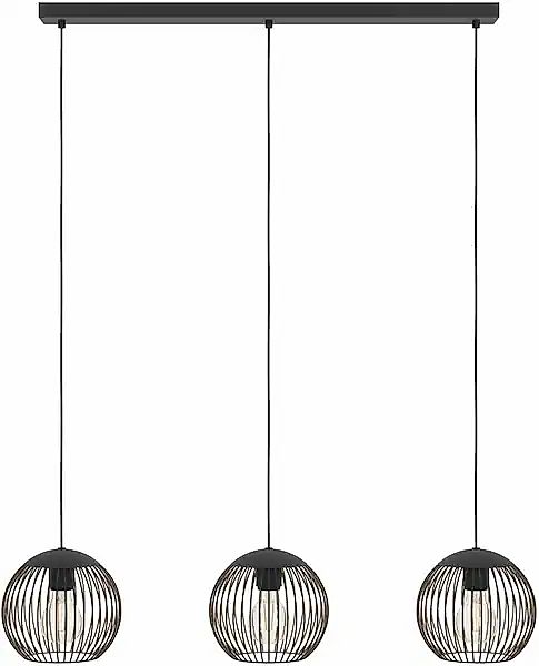 EGLO Hängeleuchte »ALMANZORA Pendellampe - Stahl - E27 - 3X60W - IP20« E27 günstig online kaufen