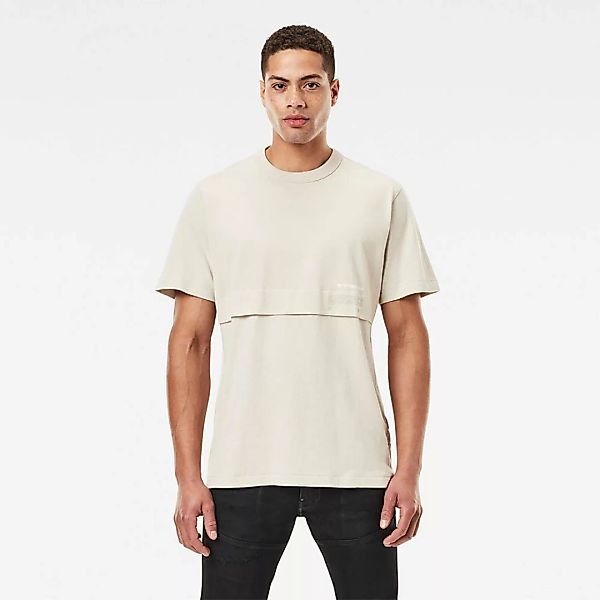 G-star Mercerized C&s Loose Kurzarm T-shirt XS Whitebait günstig online kaufen