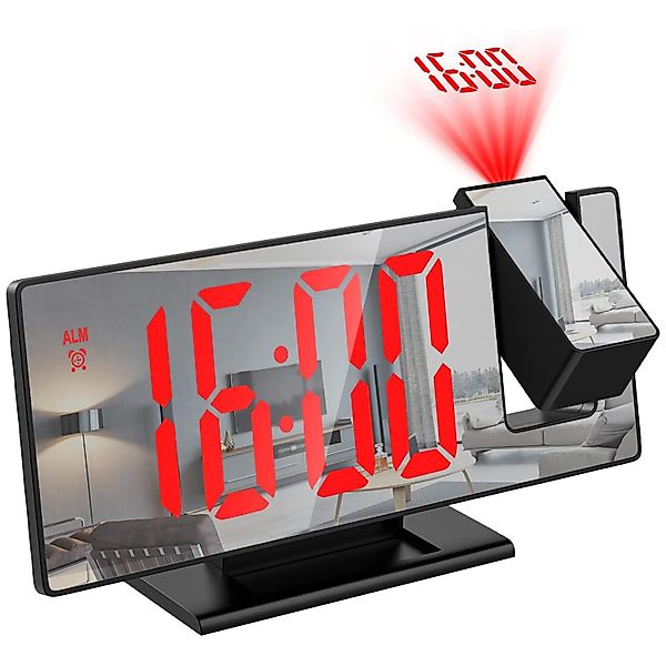 RWEUOQ Projektionswecker Digital Wecker Uhr Digitalwecker günstig online kaufen