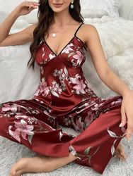 Elegant Love Capri-Pyjama Loungewear aus Satin: günstig online kaufen
