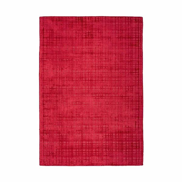 MeGusta Kurzflor Teppich Uni Cherry Viskose 200x290 cm Alma günstig online kaufen