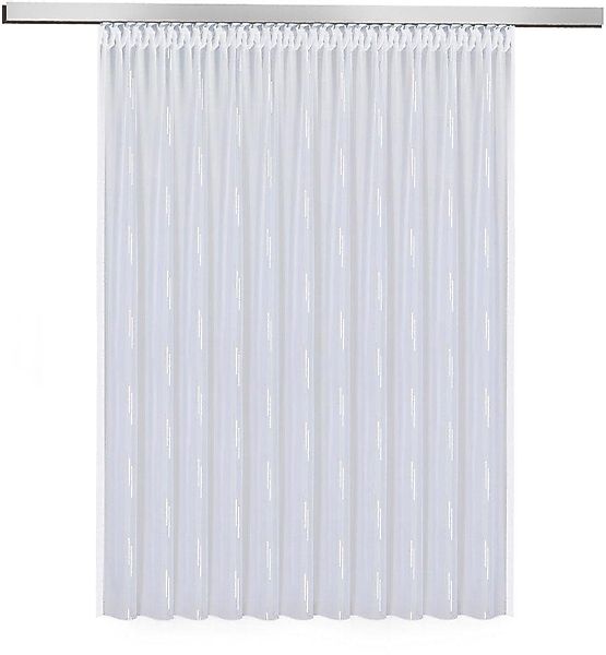 Gerster Gardine "Vera" Smokband 1 Stk. tlg. Voile Grundware mit Scherli Eff günstig online kaufen