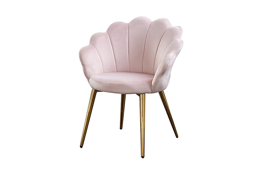 KAWOLA Esszimmerstuhl CARLA, Stuhl Velvet, Fuß schwarz oder gold, verschied günstig online kaufen