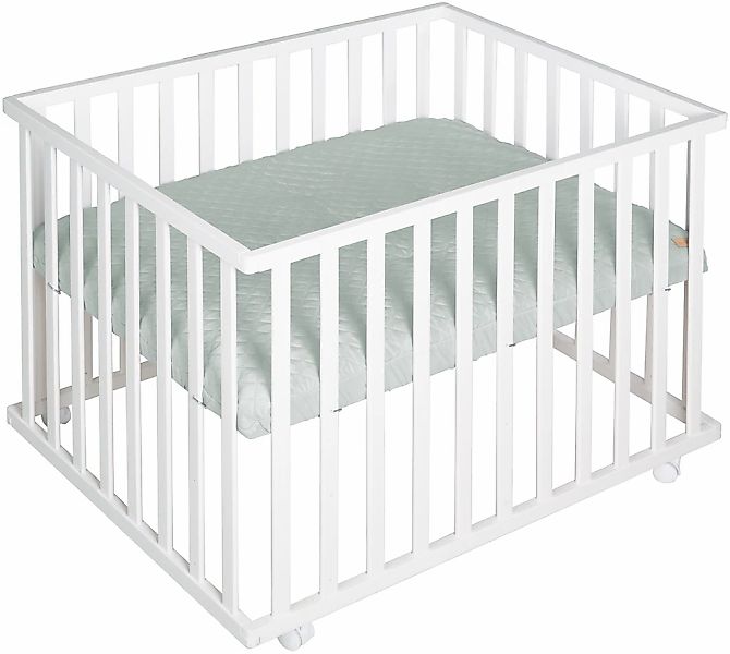 roba Laufgitter "Style weiß, 75x100 cm" bis 15 kg mit Laufgittereinlage fro günstig online kaufen