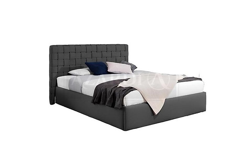 JVmoebel Bett Graue Betten Schlafzimmer Textil Ehe Doppel Bett Bettgestell günstig online kaufen