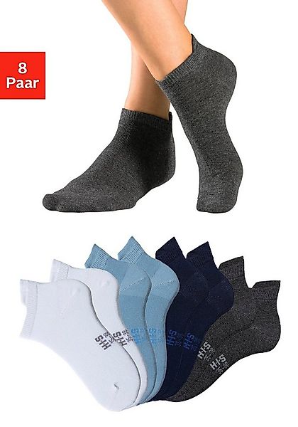 H.I.S Sneakersocken (Packung, 8-Paar) mit verlängertem Bündchen hinten günstig online kaufen