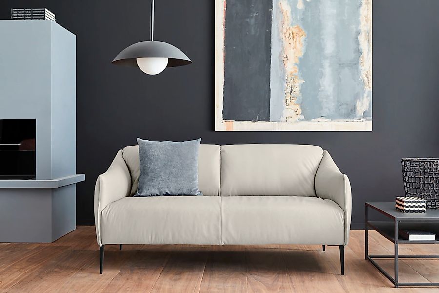 W.SCHILLIG 2,5-Sitzer "sally" mit Metallfüßen in Schwarz pulverbeschichtet, günstig online kaufen