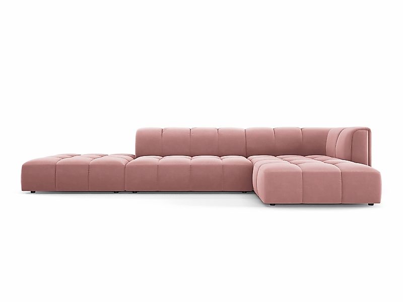 Milo Casa | Ecksofa Francesca Samt rechts 5-Sitzer günstig online kaufen