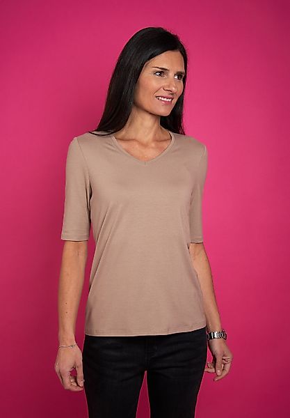 Seidel Moden V-Shirt, mit Halbarm aus softem Material, MADE IN GERMANY günstig online kaufen
