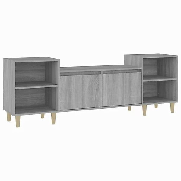 vidaXL TV-Schrank TV-Schrank Grau Sonoma 160x35x55 cm Spanplatte TV-Lowboar günstig online kaufen