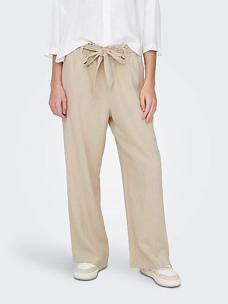 JDY Culotte "JDYSAY MW LINEN BELT PANT WVN NOOS", Sommerhose mit Leinen günstig online kaufen