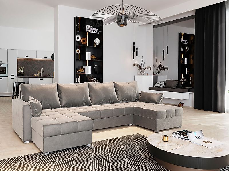 Masseno Ecksofa NAKO mit Schlaffunktion U-Form, günstig online kaufen