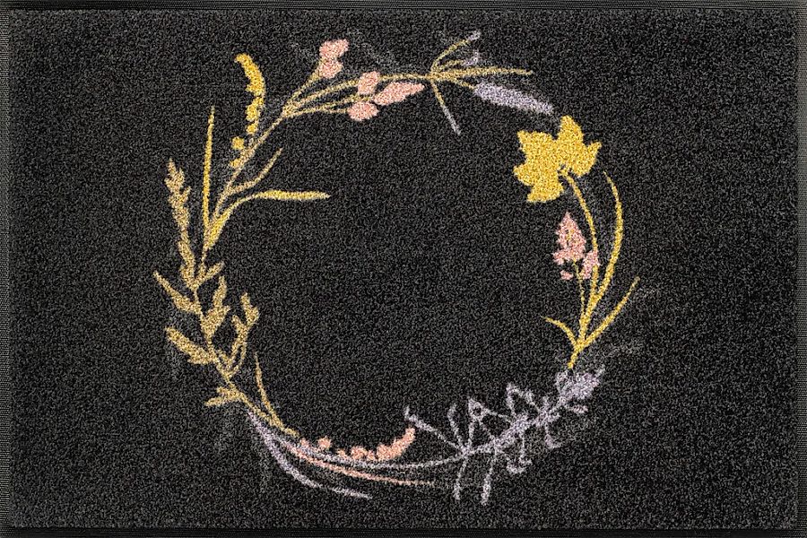 wash+dry by Kleen-Tex Fußmatte "Nature Hoop" rechteckig günstig online kaufen