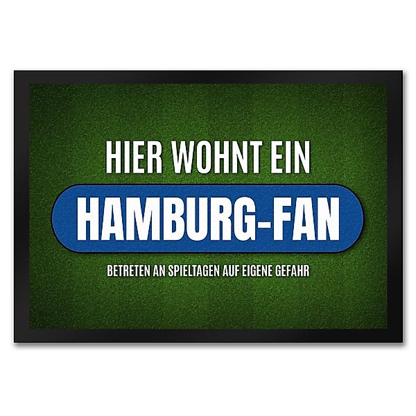 speecheese Fußmatte Hier wohnt ein Hamburg günstig online kaufen