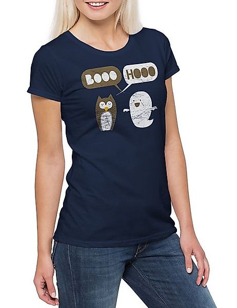 Urban Backwoods Print-Shirt Booo Hooo Damen T-Shirt Spectre Owl Eule Uhu Ge günstig online kaufen