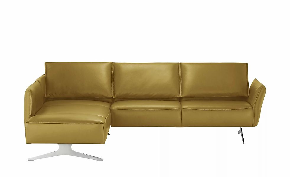 KOINOR Ecksofa Leder  Vineto ¦ grün ¦ Maße (cm): B: 272 H: 83 T: 207.0 Pols günstig online kaufen