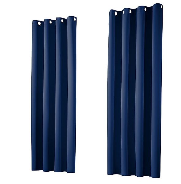 heimtexland Verdunkelungsvorhang Thermo- Verdunkelungsgardine Vorhang Ösens günstig online kaufen