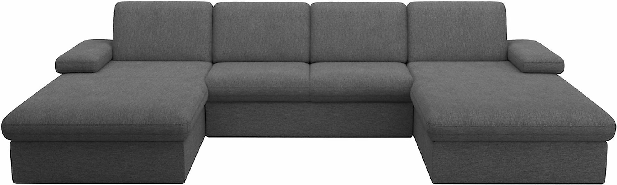 sit&more Wohnlandschaft "Moreno U-Form, B: 309 cm" mit Armteilverstellung, günstig online kaufen