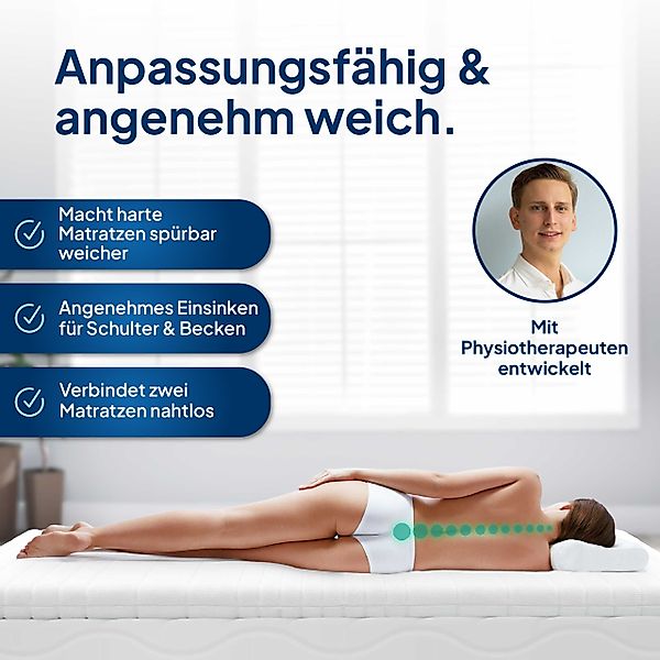 AM Qualitätsmatratzen, Topper weich, Komfortschaumtopper H2, günstig online kaufen