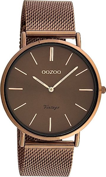 OOZOO Quarzuhr Oozoo Damen Armbanduhr Ultra Slim, (Analoguhr), Damenuhr run günstig online kaufen